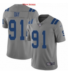 Nike Colts 91 Sheldon Day Gray Men Stitched NFL Limited Inverted Legend Jersey Nike Colts 91 Sheldon Day Gray Men Stitched NFL Limited Inverted Legend Jersey