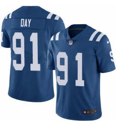 Nike Colts 91 Sheldon Day Royal Blue Team Color Men Stitched NFL Vapor Untouchable Limited Jersey Nike Colts 91 Sheldon Day Royal Blue Team Color Men Stitched NFL Vapor Untouchable Limited Jersey