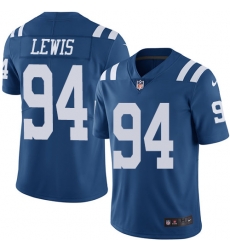 Nike Colts #94 Tyquan Lewis Royal Blue Mens Stitched NFL Limited Rush Jersey Nike Colts #94 Tyquan Lewis Royal Blue Mens Stitched NFL Limited Rush Jersey