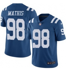 Nike Colts #98 Robert Mathis Royal Blue Mens Stitched NFL Limited Rush Jersey Nike Colts #98 Robert Mathis Royal Blue Mens Stitched NFL Limited Rush Jersey