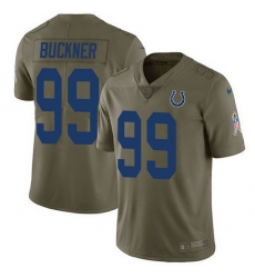 Nike Colts 99 DeForest Buckner Olive Men Stitched NFL Limited 2017 Salute To Service Jersey Nike Colts 99 DeForest Buckner Olive Men Stitched NFL Limited 2017 Salute To Service Jersey