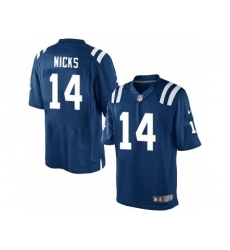 Nike Indianapolis Colts 14 Hakeem Nicks Blue Limited NFL Jersey Nike Indianapolis Colts 14 Hakeem Nicks Blue Limited NFL Jersey