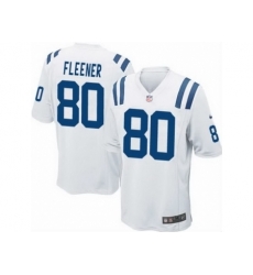 Nike Indianapolis Colts 80 Coby Fleener White Game NFL Jersey Nike Indianapolis Colts 80 Coby Fleener White Game NFL Jersey