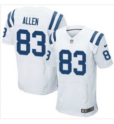 Nike Indianapolis Colts #83 Dwayne Allen White Mens Stitched NFL Elite Jersey Nike Indianapolis Colts #83 Dwayne Allen White Mens Stitched NFL Elite Jersey