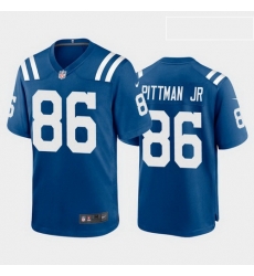 men mike pittman jr. indianapolis colts royal game jersey men mike pittman jr. indianapolis colts royal game jersey
