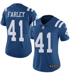 Nike Colts #41 Matthias Farley Royal Blue Team Color Womens Stitched NFL Vapor Untouchable Limited Jersey Nike Colts #41 Matthias Farley Royal Blue Team Color Womens Stitched NFL Vapor Untouchable Limited Jersey