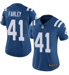 Nike Colts #41 Matthias Farley Royal Blue Womens Stitched NFL Limited Rush Jersey Nike Colts #41 Matthias Farley Royal Blue Womens Stitched NFL Limited Rush Jersey