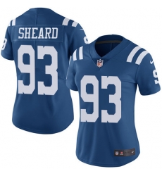 Nike Colts #93 Jabaal Sheard Royal Blue Womens Stitched NFL Limited Rush Jersey Nike Colts #93 Jabaal Sheard Royal Blue Womens Stitched NFL Limited Rush Jersey