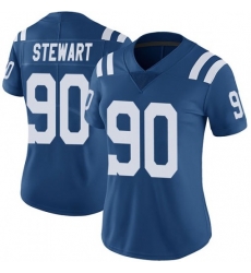 Women Indianapolis Colts Grover Stewart 90 Blue Vapor NFL Limited Jersey Women Indianapolis Colts Grover Stewart 90 Blue Vapor NFL Limited Jersey