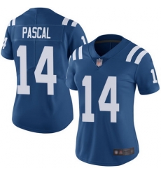 Women Zach Pascal Limited Home Jersey 14 Football Indianapolis Colts Royal Blue Women Zach Pascal Limited Home Jersey 14 Football Indianapolis Colts Royal Blue