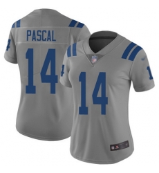 Women Zach Pascal Limited Jersey 14 Football Indianapolis Colts Gray Inverted L Women Zach Pascal Limited Jersey 14 Football Indianapolis Colts Gray Inverted L