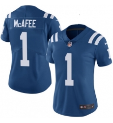Womens Nike Indianapolis Colts 1 Pat McAfee Royal Blue Team Color Vapor Untouchable Limited Player NFL Jersey Womens Nike Indianapolis Colts 1 Pat McAfee Royal Blue Team Color Vapor Untouchable Limited Player NFL Jersey