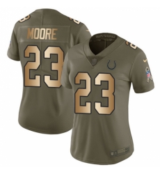 Women's Nike Indianapolis Colts #23 Kenny Moore Limited Olive Gold 2017 Salute to Service NFL Jersey Women's Nike Indianapolis Colts #23 Kenny Moore Limited Olive Gold 2017 Salute to Service NFL Jersey