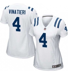 Womens Nike Indianapolis Colts 4 Adam Vinatieri Game White NFL Jersey Womens Nike Indianapolis Colts 4 Adam Vinatieri Game White NFL Jersey