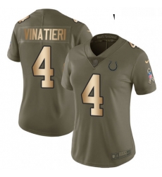 Womens Nike Indianapolis Colts 4 Adam Vinatieri Limited OliveGold 2017 Salute to Service NFL Jersey Womens Nike Indianapolis Colts 4 Adam Vinatieri Limited OliveGold 2017 Salute to Service NFL Jersey