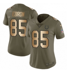 Womens Nike Indianapolis Colts 85 Eric Ebron Limited OliveGold 2017 Salute to Service NFL Jersey Womens Nike Indianapolis Colts 85 Eric Ebron Limited OliveGold 2017 Salute to Service NFL Jersey