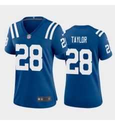 women jonathan taylor indianapolis colts royal game jersey women jonathan taylor indianapolis colts royal game jersey