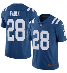 Youth Nike Colts #28 Marshall Faulk Royal Blue Team Color Stitched NFL Vapor Untouchable Limited Jersey Youth Nike Colts #28 Marshall Faulk Royal Blue Team Color Stitched NFL Vapor Untouchable Limited Jersey