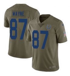 Youth Nike Colts #87 Reggie Wayne Olive Stitched NFL Limited 2017 Salute to Service Jersey Youth Nike Colts #87 Reggie Wayne Olive Stitched NFL Limited 2017 Salute to Service Jersey