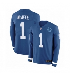 Youth Nike Indianapolis Colts 1 Pat McAfee Limited Blue Therma Long Sleeve NFL Jersey Youth Nike Indianapolis Colts 1 Pat McAfee Limited Blue Therma Long Sleeve NFL Jersey