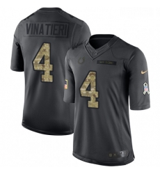 Youth Nike Indianapolis Colts 4 Adam Vinatieri Limited Black 2016 Salute to Service NFL Jersey Youth Nike Indianapolis Colts 4 Adam Vinatieri Limited Black 2016 Salute to Service NFL Jersey
