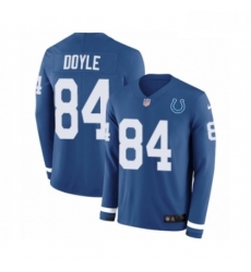 Youth Nike Indianapolis Colts 84 Jack Doyle Limited Blue Therma Long Sleeve NFL Jersey Youth Nike Indianapolis Colts 84 Jack Doyle Limited Blue Therma Long Sleeve NFL Jersey