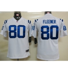 Youth Nike NFL Indianapolis Colts #80 Coby Fleener White Jerseys Youth Nike NFL Indianapolis Colts #80 Coby Fleener White Jerseys