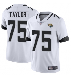 Jaguars 75 Jawaan Taylor White Men Stitched Football Vapor Untouchable Limited Jersey Jaguars 75 Jawaan Taylor White Men Stitched Football Vapor Untouchable Limited Jersey