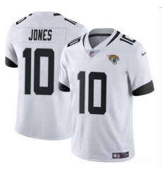 Men Jacksonville Jaguars 10 Mac Jones White Vapor Untouchable Limited Stitched Jersey Men Jacksonville Jaguars 10 Mac Jones White Vapor Untouchable Limited Stitched Jersey