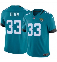 Men Jacksonville Jaguars 33 Bhayshul Tuten Teal 2024 Vapor Untouchable Limited Stitched Jersey