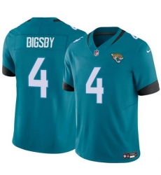 Men Jacksonville Jaguars 4 Tank Bigsby Teal 2024 Vapor Untouchable Limited Stitched Jersey Men Jacksonville Jaguars 4 Tank Bigsby Teal 2024 Vapor Untouchable Limited Stitched Jersey