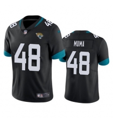 Men Jacksonville Jaguars 48 Chad Muma Black Vapor Untouchable Limited Stitched Jersey Men Jacksonville Jaguars 48 Chad Muma Black Vapor Untouchable Limited Stitched Jersey