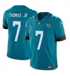 Men Jacksonville Jaguars 7 Brian Thomas Jr Teal 2024 Draft Vapor Untouchable Limited Stitched Jersey Men Jacksonville Jaguars 7 Brian Thomas Jr Teal 2024 Draft Vapor Untouchable Limited Stitched Jersey