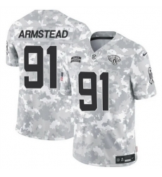 Men Jacksonville Jaguars 91 Arik Armstead 2024 F U S E Arctic Camo Salute To Service Limited Stitched Football Jersey Men Jacksonville Jaguars 91 Arik Armstead 2024 F U S E Arctic Camo Salute To Service Limited Stitched Football Jersey
