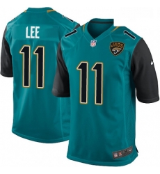 Men Nike Jacksonville Jaguars 11 Marqise Lee Game Teal Green Team Color NFL Jersey Men Nike Jacksonville Jaguars 11 Marqise Lee Game Teal Green Team Color NFL Jersey