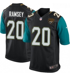 Men Nike Jacksonville Jaguars 20 Jalen Ramsey Game Black Alternate NFL Jersey Men Nike Jacksonville Jaguars 20 Jalen Ramsey Game Black Alternate NFL Jersey