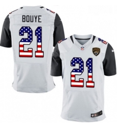 Men Nike Jacksonville Jaguars 21 AJ Bouye Elite White Road USA Flag Fashion NFL Jersey Men Nike Jacksonville Jaguars 21 AJ Bouye Elite White Road USA Flag Fashion NFL Jersey