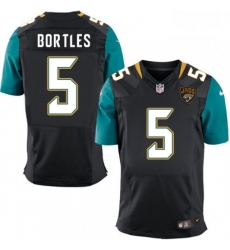 Men Nike Jacksonville Jaguars 5 Blake Bortles Black Alternate Vapor Untouchable Elite Player NFL Jersey Men Nike Jacksonville Jaguars 5 Blake Bortles Black Alternate Vapor Untouchable Elite Player NFL Jersey