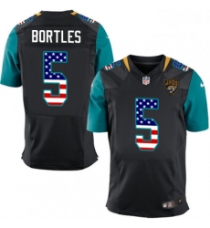 Men Nike Jacksonville Jaguars 5 Blake Bortles Elite Black Alternate USA Flag Fashion NFL Jersey Men Nike Jacksonville Jaguars 5 Blake Bortles Elite Black Alternate USA Flag Fashion NFL Jersey