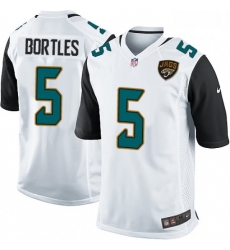Men Nike Jacksonville Jaguars 5 Blake Bortles Game White NFL Jersey Men Nike Jacksonville Jaguars 5 Blake Bortles Game White NFL Jersey