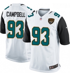 Men Nike Jacksonville Jaguars 93 Calais Campbell Game White NFL Jersey Men Nike Jacksonville Jaguars 93 Calais Campbell Game White NFL Jersey