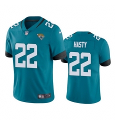 Men's Jacksonville Jaguars #22 JaMycal Hasty Teal Vapor Untouchable Limited Stitched Jersey Men's Jacksonville Jaguars #22 JaMycal Hasty Teal Vapor Untouchable Limited Stitched Jersey