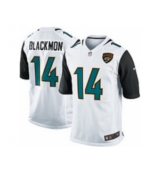 Nike Jacksonville Jaguars 14 Justin Blackmon White Game New NFL Jersey Nike Jacksonville Jaguars 14 Justin Blackmon White Game New NFL Jersey