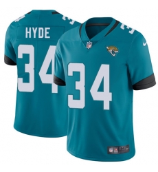 Nike Jaguars #34 Carlos Hyde Teal Green Alternate Men Stitched NFL Vapor Untouchable Limited Jersey Nike Jaguars #34 Carlos Hyde Teal Green Alternate Men Stitched NFL Vapor Untouchable Limited Jersey