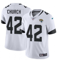 Nike Jaguars #42 Barry Church White Mens Stitched NFL Vapor Untouchable Limited Jersey Nike Jaguars #42 Barry Church White Mens Stitched NFL Vapor Untouchable Limited Jersey