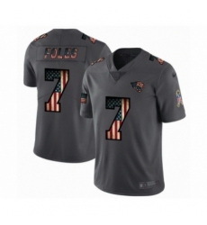 Nike Jaguars 7 Nick Foles 2019 Salute To Service USA Flag Fashion Limited Jersey Nike Jaguars 7 Nick Foles 2019 Salute To Service USA Flag Fashion Limited Jersey