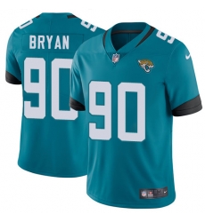 Nike Jaguars #90 Taven Bryan Teal Green Alternate Men Stitched NFL Vapor Untouchable Limited Jersey Nike Jaguars #90 Taven Bryan Teal Green Alternate Men Stitched NFL Vapor Untouchable Limited Jersey