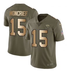 Nike Limited Men Donte Moncrief Olive Gold Jersey NFL #15 Jacksonville Jaguars 2017 Salute to Service Nike Limited Men Donte Moncrief Olive Gold Jersey NFL #15 Jacksonville Jaguars 2017 Salute to Service