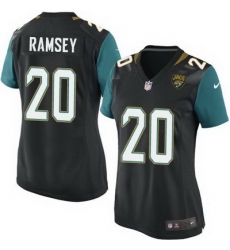 Nike Jaguars #20 Jalen Ramsey Black Alternate Womens Stitched NFL Elite Jersey Nike Jaguars #20 Jalen Ramsey Black Alternate Womens Stitched NFL Elite Jersey