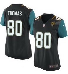 Nike Jaguars #80 Julius Thomas Black Alternate Womens Stitched NFL Elite Jersey Nike Jaguars #80 Julius Thomas Black Alternate Womens Stitched NFL Elite Jersey